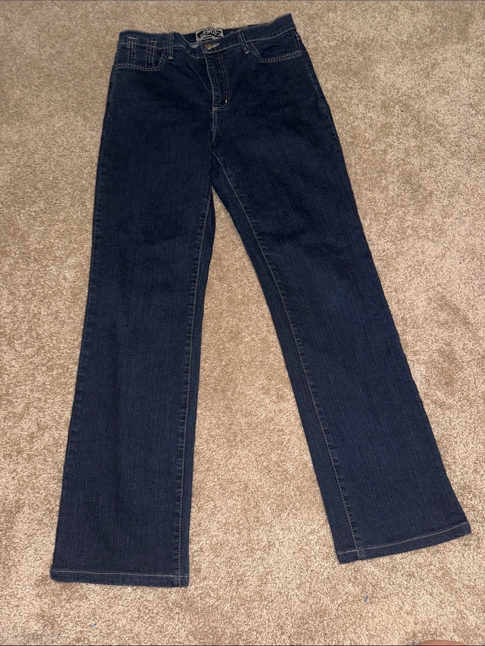 NYDJ Dark Indigo Flare Jeans - size 10. EE